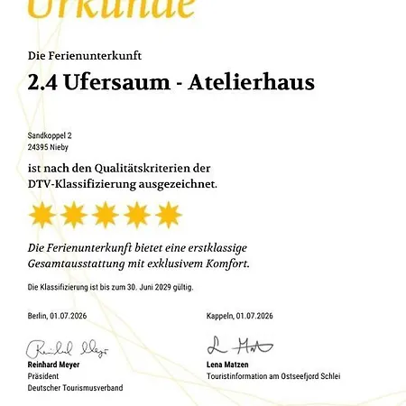 Reetdorf Geltinger Birk Atelierhaus Ufersaum *